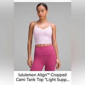 Lululemon Align Tank C/D Cup Vita Pink
